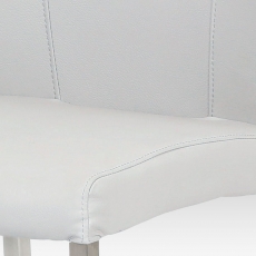 Jedálenská stolička Claude (súprava 4 ks), biela - 3