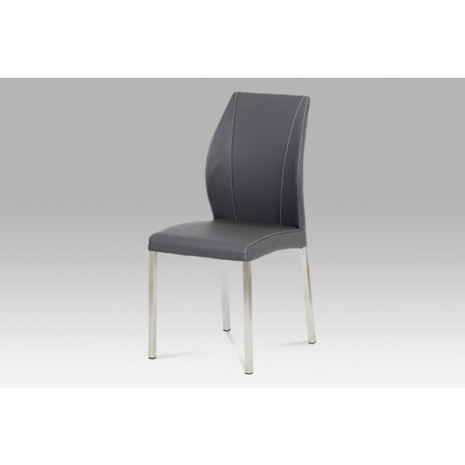 Jedálenská stolička Claude (súprava 4 ks), sivá - 1