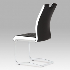 Jedálenská stolička Debran (súprava 4 ks), čierna - 4