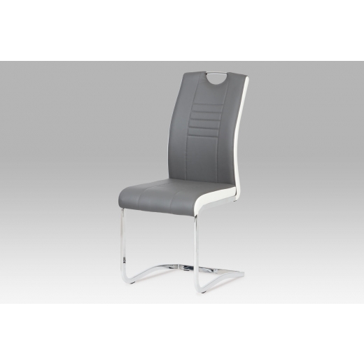 Jedálenská stolička Debran (súprava 4 ks), sivá - 1