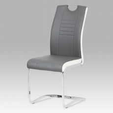 Jedálenská stolička Debran (súprava 4 ks), sivá - 2