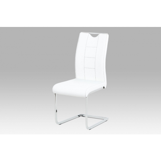 Jedálenská stolička Delmer (súprava 4 ks), biela - 1