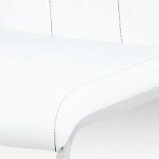 Jedálenská stolička Delmer (súprava 4 ks), biela - 9