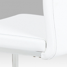 Jedálenská stolička Delmer (súprava 4 ks), biela - 13