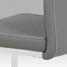 Jedálenská stolička Delmer (súprava 4 ks), sivá - 13