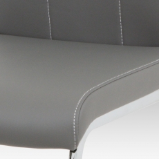 Jedálenská stolička Delmer (súprava 4 ks), sivá - 10
