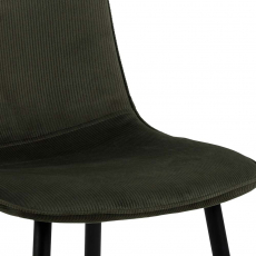 Jedálenská stolička Delmy (SET 4 ks), olivová - 2