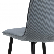 Jedálenská stolička Delmy (SET 4 ks), šedá - 4