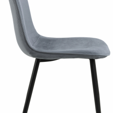 Jedálenská stolička Delmy (SET 4 ks), šedá - 8
