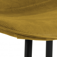 Jedálenská stolička Delmy (SET 4 ks), žltá - 2