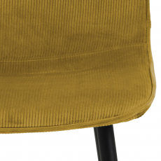 Jedálenská stolička Delmy (SET 4 ks), žltá - 9