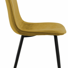 Jedálenská stolička Delmy (SET 4 ks), žltá - 10