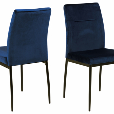 Jedálenská stolička Demi (SET 2 ks), tmavo modrá - 1