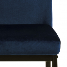 Jedálenská stolička Demi (SET 2 ks), tmavo modrá - 4