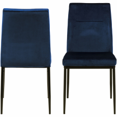 Jedálenská stolička Demi (SET 2 ks), tmavo modrá - 7