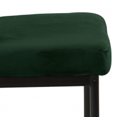 Jedálenská stolička Demi (SET 2ks), zamat, tmavo zelená - 5