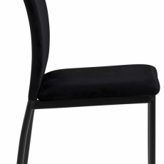 Jedálenská stolička Demina (SET 4 ks), čierna - 5