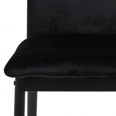 Jedálenská stolička Demina (SET 4 ks), čierna - 7