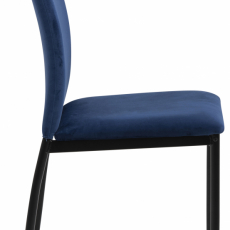 Jedálenská stolička Demina (SET 4 ks), tmavo modrá - 9