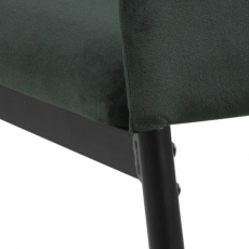 Jedálenská stolička Demina (SET 4 ks), tmavo zelená - 4