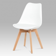 Jedálenská stolička Denise (súprava 4 ks), biela - 2