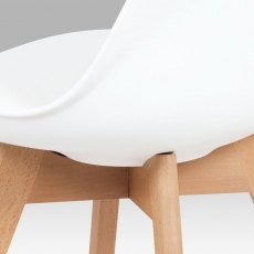 Jedálenská stolička Denise (súprava 4 ks), biela - 10