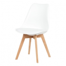 Jedálenská stolička Denise (súprava 4 ks), biela - 1
