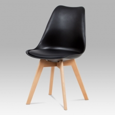 Jedálenská stolička Denise (súprava 4 ks), čierna - 2