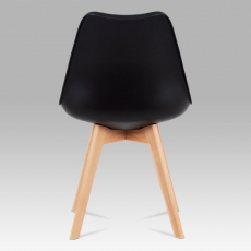 Jedálenská stolička Denise (súprava 4 ks), čierna - 6