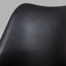 Jedálenská stolička Denise (súprava 4 ks), čierna - 7