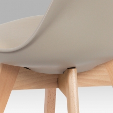 Jedálenská stolička Denise (súprava 4 ks), latté - 10