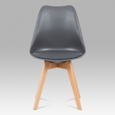 Jedálenská stolička Denise (súprava 4 ks), sivá - 4