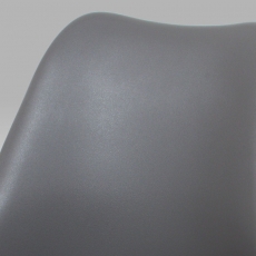 Jedálenská stolička Denise (súprava 4 ks), sivá - 6