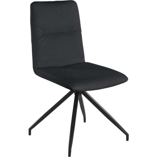 Jedálenská stolička Derit (SET 2 ks), čierna - 1