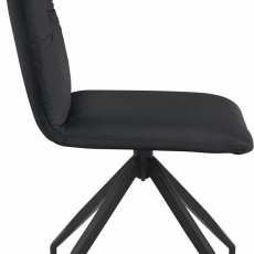 Jedálenská stolička Derit (SET 2 ks), čierna - 4