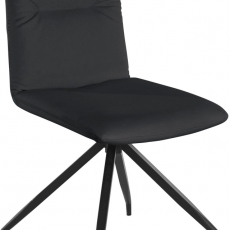 Jedálenská stolička Derit (SET 2 ks), čierna - 1