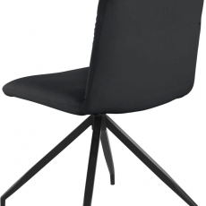 Jedálenská stolička Derit (SET 2 ks), čierna - 5
