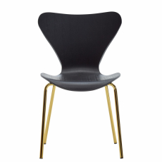 Jedálenská stolička Derlea (SET 4 ks), čierna - 4