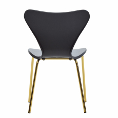Jedálenská stolička Derlea (SET 4 ks), čierna - 6
