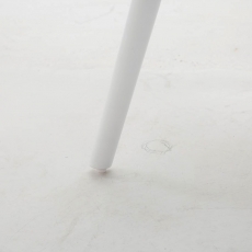 Jedálenská stolička Detta textil, biele nohy - 15