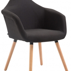 Jedálenská stolička Detta textil, prírodné nohy - 3