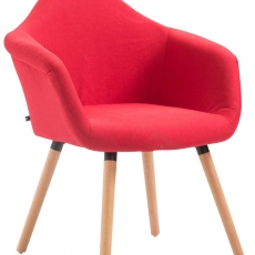 Jedálenská stolička Detta textil, prírodné nohy - 6