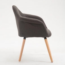 Jedálenská stolička Detta textil, prírodné nohy - 9
