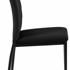 Jedálenská stolička Dia (SET 4 ks), čierna - 8