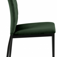 Jedálenská stolička Dia (SET 4 ks), tmavo zelená - 2