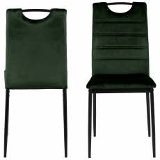 Jedálenská stolička Dia (SET 4 ks), tmavo zelená - 3