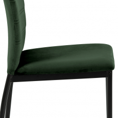 Jedálenská stolička Dia (SET 4 ks), tmavo zelená - 5