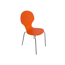 Jedálenská stolička Diego, oranžová - 2