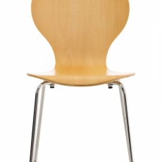Jedálenská stolička Diego, prírodné drevo - 1
