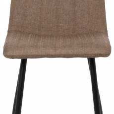 Jedálenská stolička Dijon, textil, hnedá - 2